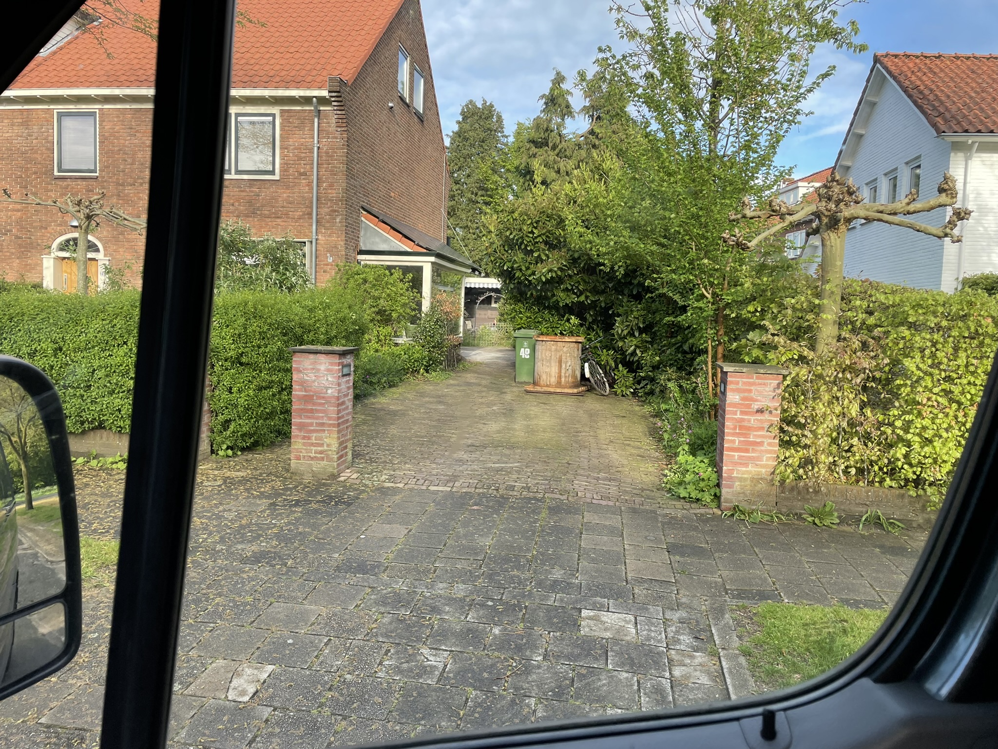 Oprit herstraten